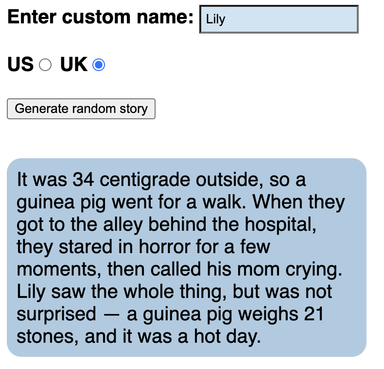 silly story uk version